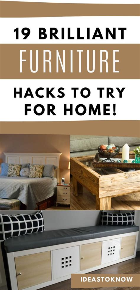 19 Best Furniture Hacks You’ll Regret Not Knowing | Furniture hacks, Diy furniture hacks, Furniture