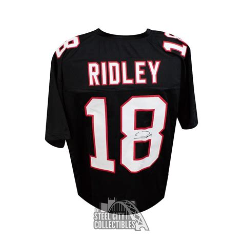 Calvin Ridley Autographed Atlanta Custom Black Football Jersey - JSA ...