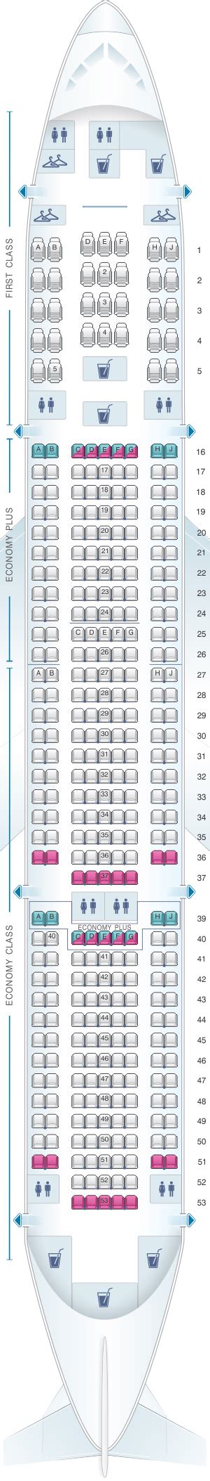 Boeing 777 Seating Map