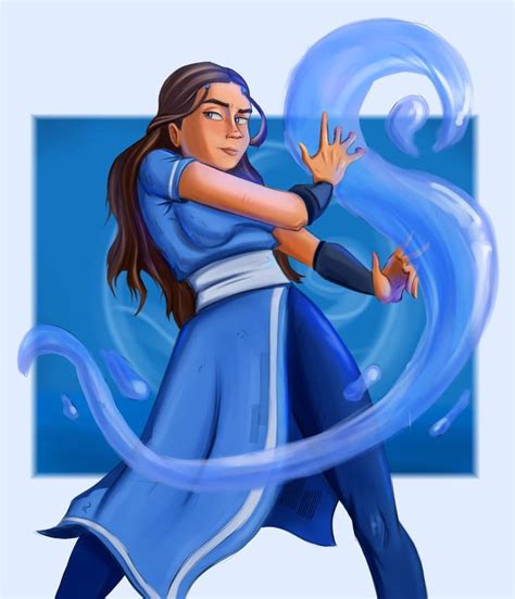 Katara fan art piece : r/Avatarthelastairbende