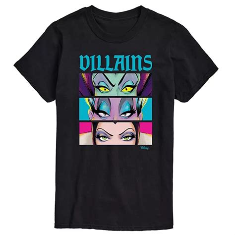 Disney Villains Men's Villains Stacked Graphic Tee