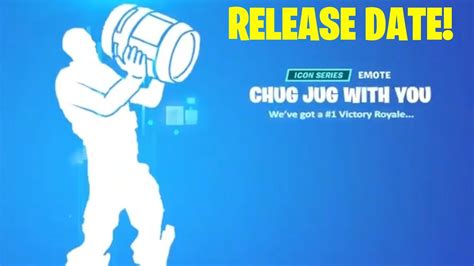 CHUG JUG WITH YOU EMOTE CONFIRMED RELEASE DATE IN FORTNITE ITEM SHOP! - YouTube