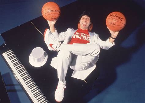 NC State coach Jim Valvano poses in 1983, weeks after leading... College Basketball Fans ...