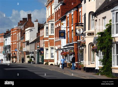 Pershore High Street Worcestershire England Stock Photo - Alamy