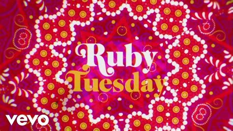 The Rolling Stones: Ruby Tuesday (Official Lyric Video) - Classics Du Jour