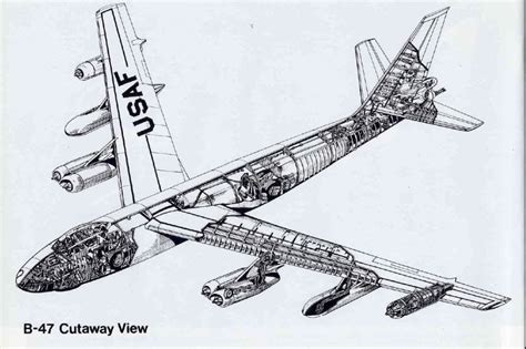 Pin by Pierre on # - B - US - B-47 - Boeing B-47 Stratojet | Warplane ...