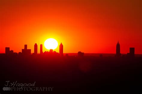 Atlanta Skyline Sunset From Stone Mountain by jhagood23 on DeviantArt