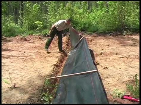 How to Install a Silt Fence - YouTube