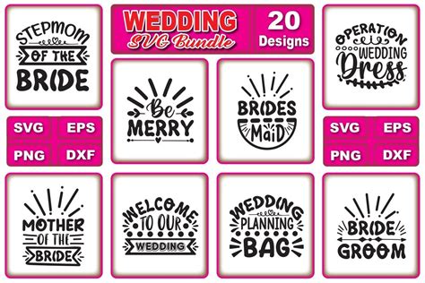 Wedding SVG Bundle Bundle · Creative Fabrica