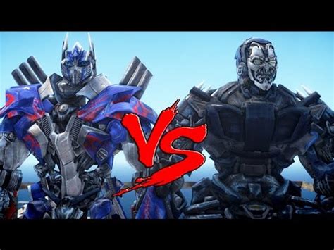 Transformers 4 Optimus Prime Vs Lockdown