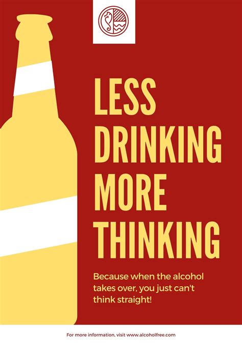 Free custom printable alcohol awareness poster templates | Canva