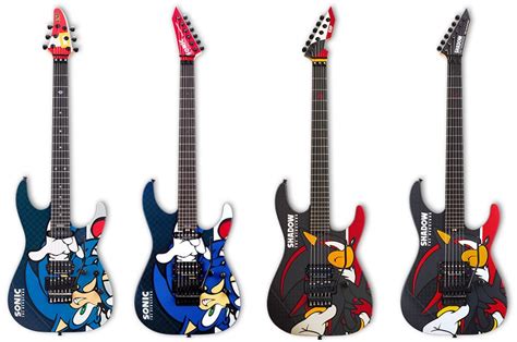 ESP Announces Sonic The Hedgehog 25th Anniversary Guitars: Available ...