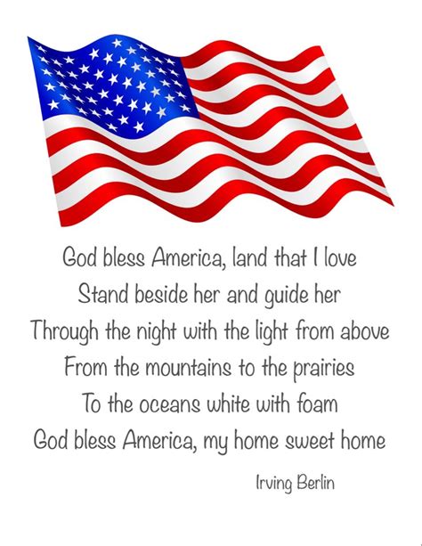 “God Bless America” | Inspirational prints, Prints, God bless america