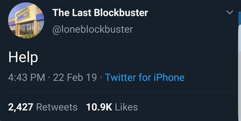 The Last Blockbuster Video Has a Twitter Account That's Very Self-Aware