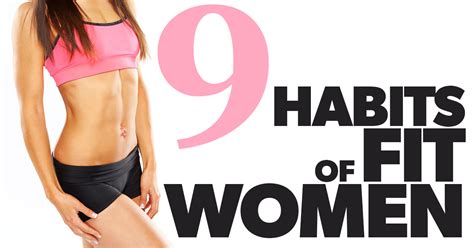 9 Habits of Fit Women - Eat Fit Fuel