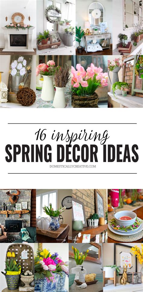 Inspiring Spring Home Decor Ideas | Domestically Creative