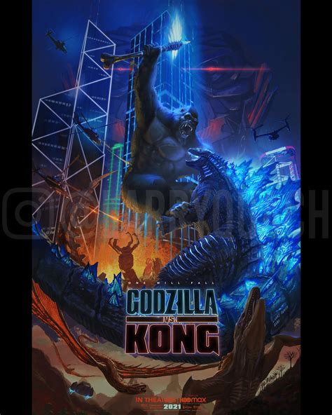 Godzilla vs Kong poster by NoBackstreetboys on DeviantArt Godzilla Party, Godzilla 2014 ...