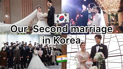 Our Second marriage in Korea 🇰🇷 | Korean Marriage vlog | Indian Korean Couple 🇮🇳🇰🇷 - YouTube