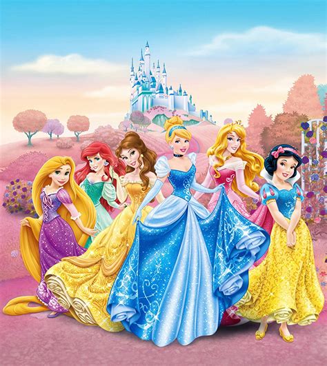 Disney Princess With Castle - 1337x1500 Wallpaper - teahub.io