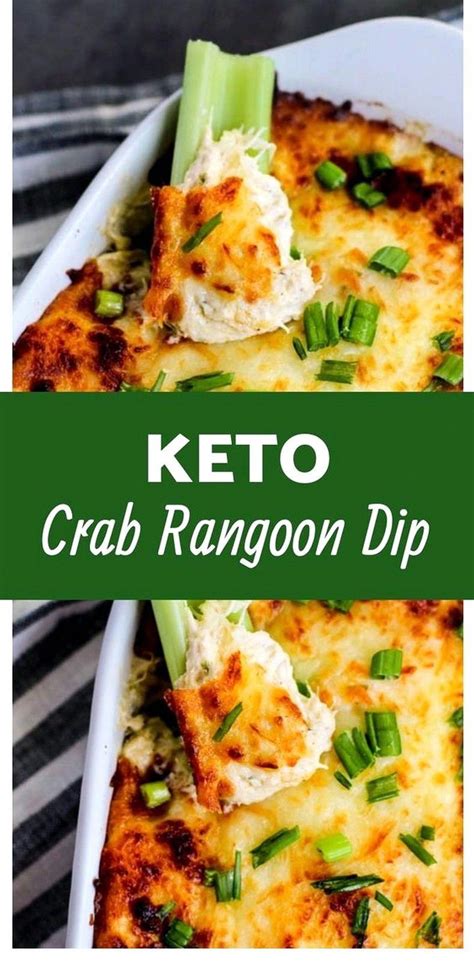 Keto Crab Rangoon Dip Recipe | Keto Diet Meal Plan | Ketosis diet ...