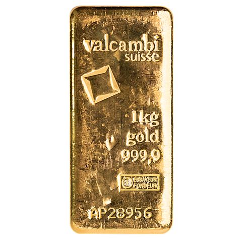 Buy 1 Kilogram Valcambi Swiss Gold Bullion Bar