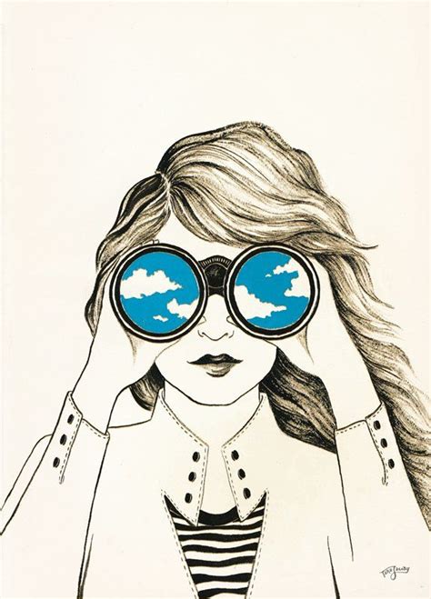 Binoculars Drawing at PaintingValley.com | Explore collection of ...