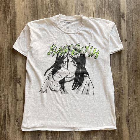 Billie Eilish Anime merch t-shirt Size:... - Depop