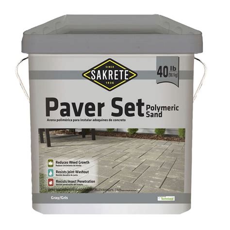 Sakrete 40-lb Gray Paver Polymeric Sand at Lowes.com