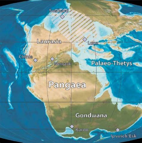 Triassic Period Map