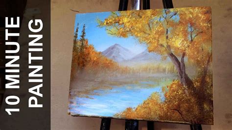 Autumn Nature Landscape Painting Easy