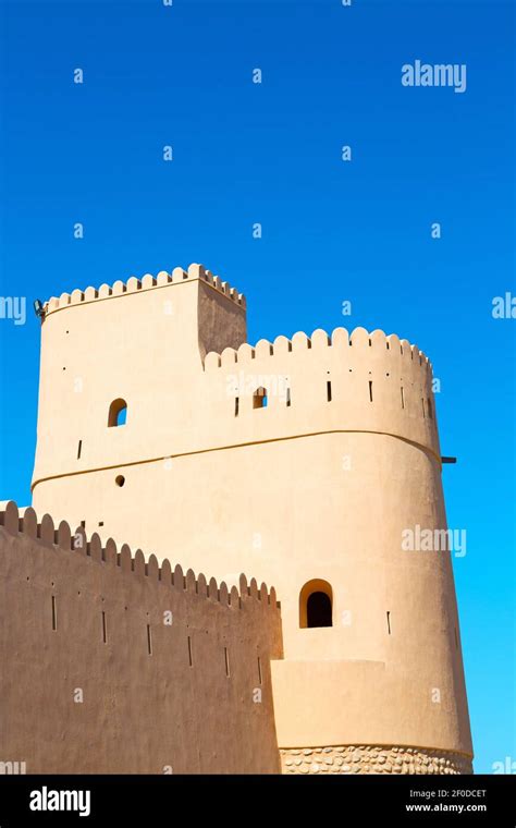 In oman muscat the defensive fort Stock Photo - Alamy