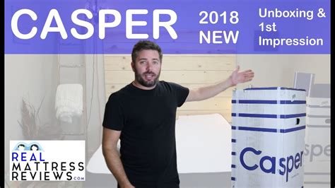 Casper Mattress Review - NEW 2018 - 1st Impression & Unboxing - YouTube