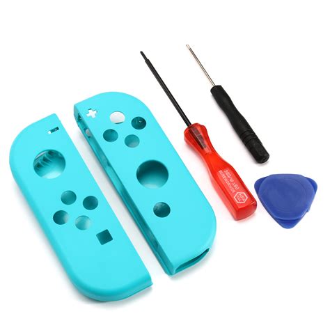 Blue Housing Shell Case with Repair Tool for Nintendo Switch Joy-Con ...