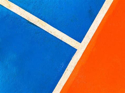 Premium Photo | Colorful basketball court floor