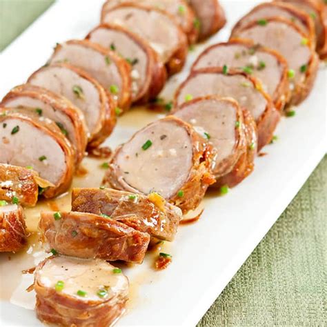 Prosciutto-Wrapped Pork Tenderloin with Herb Pan Sauce | Cook's Country Recipe