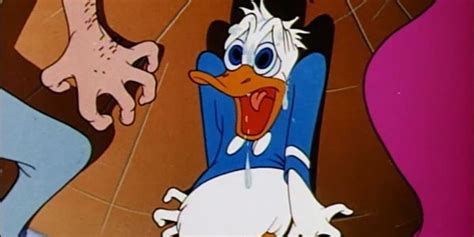 Donald Duck Scared