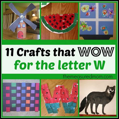 Letter W crafts - The Measured Mom