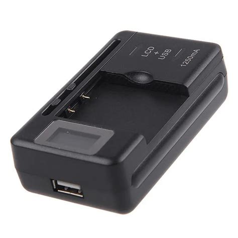 Universal Battery Charger LCD Screen USB Port Mobile Phone Battery Wall ...