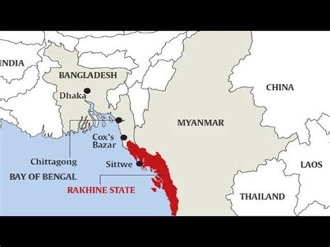 Arakan Mountains Map