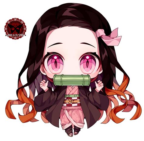 Chibi Nezuko by Ectarwen | Anime drawings, Chibi, Anime