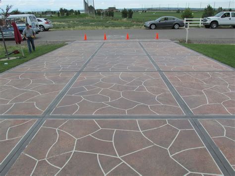 Exterior decorative concrete overlay. | Exterior decorative, Concrete decor, Concrete overlay