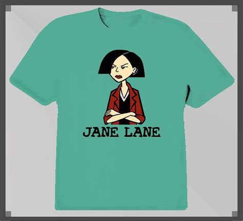 Jane Lane Daria Cartoon T Shirt | Cartoon t shirts, Daria mtv, T shirt