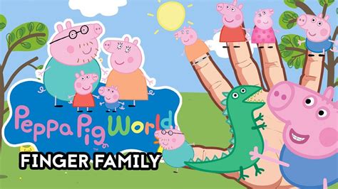 Peppa Pig Finger Family : Nursery Rhymes Lyrics - YouTube