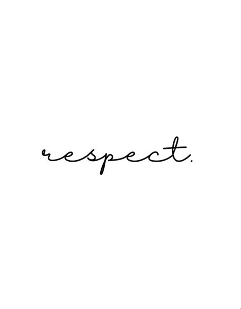 the word respect written in cursive writing on a white background with ...