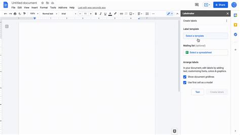 Google Docs Label Template Free