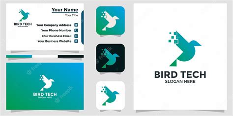 Premium Vector | Minimalist bird logo design template