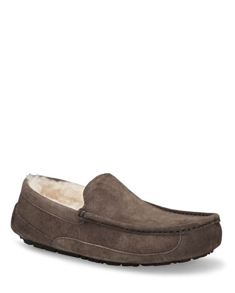 Ugg Australia Men's Ascot Slippers in Gray for Men - Save 10% | Lyst