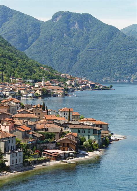 Aerial view of Lake Como and Tremezzo … – License image – 71078951 lookphotos