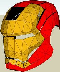 IRON MAN HELMET 3d model