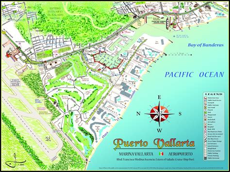 Mapa Jeff Cartography: Puerto Vallarta Maps